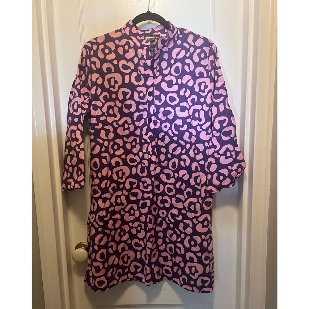 Nooworks Nico dress in cheetah print